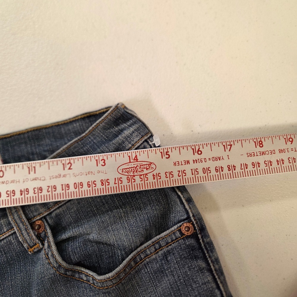 Lucky Brand Dungarees Gene Montesano Bootcut Jeans Size 6 28 Blue Made in USA - Picture 6 of 7